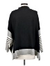 Pink Lily Stripes Black Poncho Size S - photo 2