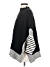 Pink Lily Stripes Black Poncho Size S - photo 5