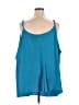 Torrid Teal Sleeveless Blouse Size 5X Plus (6) - photo 2
