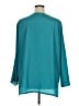 Unbranded 100% Polyester Teal Long Sleeve Blouse Size 1X - photo 2
