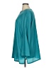 Unbranded 100% Polyester Teal Long Sleeve Blouse Size 1X - photo 5