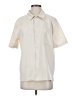 OAK + FORT Solid Ivory Short Sleeve Blouse Size XS - photo 1