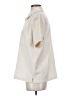 OAK + FORT Solid Ivory Short Sleeve Blouse Size XS - photo 5