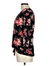 No Boundaries Floral Black Long Sleeve Blouse Size L - photo 5