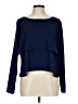 Lovemarks 100% Polyester Blue Long Sleeve Top Size L - photo 1