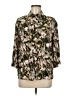 MNG Camo Green 3/4 Sleeve Blouse Size 6 - photo 1