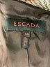 Escada Plaid Gray Blazer Size EU 44 / US 14 - photo 6