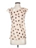 CAbi 100% Polyester Ivory Short Sleeve Top Size XS - photo 1