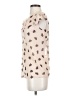 CAbi 100% Polyester Ivory Short Sleeve Top Size XS - photo 5