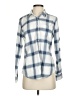 Weatherproof Plaid Blue Long Sleeve Button-Down Shirt Size S - photo 1