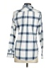 Weatherproof Plaid Blue Long Sleeve Button-Down Shirt Size S - photo 2