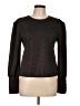 DKNY Jeans Metallic Brown Long Sleeve Top Size L - photo 1