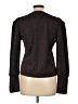 DKNY Jeans Metallic Brown Long Sleeve Top Size L - photo 2