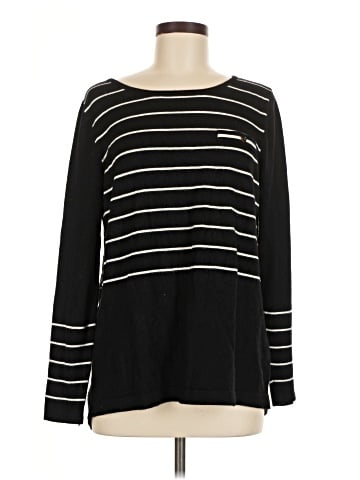 August Silk Pullover Sweater (view 1)