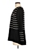 August Silk Stripes Black Pullover Sweater Size M - photo 5