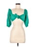 Billabong Green 3/4 Sleeve Blouse Size M - photo 1