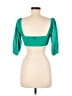 Billabong Green 3/4 Sleeve Blouse Size M - photo 2