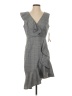 Aqua Plaid Gray Cocktail Dress Size S - photo 1