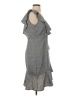 Aqua Plaid Gray Cocktail Dress Size S - photo 4
