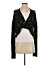 Velvet Metallic Black Cardigan Size P (petite) - photo 1