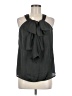 Adiva 100% Polyester Gray Sleeveless Blouse Size M - photo 1