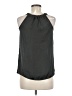 Adiva 100% Polyester Gray Sleeveless Blouse Size M - photo 2