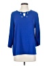 Cathy Blue 3/4 Sleeve Blouse Size S - photo 1