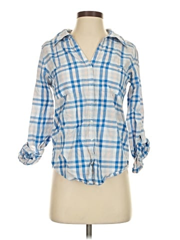 Joie 3/4 Sleeve Button-Down Shirt (view 1)