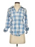 Joie 100% Cotton Plaid Blue 3/4 Sleeve Button-Down Shirt Size XS - photo 1