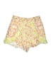 Zimmermann 100% Linen Floral Yellow Orange Shorts Size 3 - photo 1