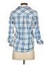 Joie 100% Cotton Plaid Blue 3/4 Sleeve Button-Down Shirt Size XS - photo 2