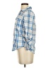 Joie 100% Cotton Plaid Blue 3/4 Sleeve Button-Down Shirt Size XS - photo 5