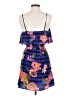 J for Justify 100% Polyester Tropical Blue Casual Dress Size S - photo 2