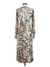 Express Outlet Animal Print Ivory Casual Dress Size XS - photo 2