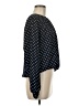 Tommy Hilfiger 100% Polyester Polka Dots Black Blue Long Sleeve Blouse Size M - photo 4