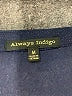 Always Indigo 100% Polyester Blue 3/4 Sleeve Blouse Size M - photo 7