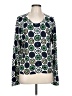 Charter Club Print Green Pullover Sweater Size L - photo 1