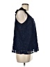 Zac & Rachel 100% Polyester Blue Sleeveless Blouse Size M - photo 4