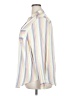 Torrid Stripes Ivory Long Sleeve Blouse Size 3X Plus (3) - photo 5