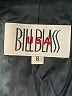 Bill Blass 100% Wool Black Wool Blazer Size 6 - photo 6