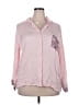 Jaclyn Smith 100% Viscose Pink Long Sleeve Blouse Size 2X - photo 1