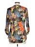 Assorted Brands 100% Polyester Orange 3/4 Sleeve Blouse Size L - photo 2
