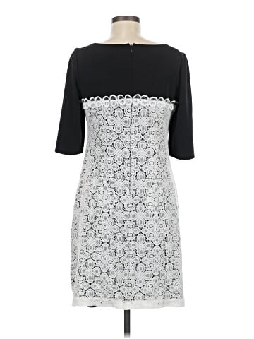 Black Saks Fifth Avenue Casual Dress (view 2)