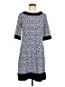 R&K Print Blue Casual Dress Size M - photo 1