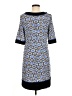 R&K Print Blue Casual Dress Size M - photo 2