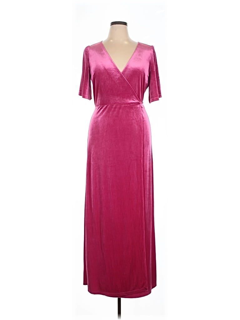 Pre-owned Merokeety Cocktail Dress In Burgundy