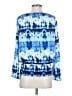 MICHAEL Michael Kors 100% Polyester Blue Long Sleeve Blouse Size S - photo 2