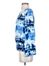 MICHAEL Michael Kors 100% Polyester Blue Long Sleeve Blouse Size S - photo 5