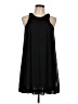 Khaki Krew 100% Polyester Solid Black Cocktail Dress Size L - photo 1