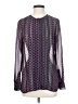 Harper and Gray 100% Polyester Purple Long Sleeve Blouse Size S - photo 1